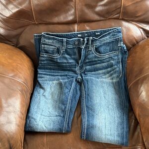 BKE Men’s Faded Blue Skinny Jeans